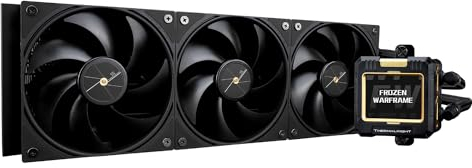 THERMALRIGHT FW 360 Noir Refroidisseur à eau pour processeur avec 3 ventilateurs PWM, IPS 320 x 240 résolution écran LCD, refroidissement AIO 360°, refroidisseur de processeur liquide pour AMD/Intel