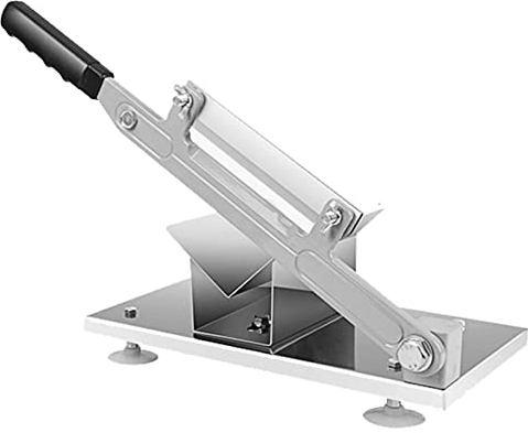 Meat slicer for home or commercial use,Frozen Meat Slicer Manual Meat Beef Mutton Roll Meat Vegetable Sheet Slicing Machine Deli Slicer Cheese Food Slicer for Household And Commerc