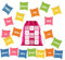 Learning Resources Sacos con Palabras visuales, 4+, Juegos de Palabras visuales, Ayuda con la fonética y la ortografía, Sacos táctiles para niños para lanzar, Sacos sensoriales de Textura antiestrés
