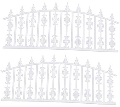 PHENOFICE 1m Gartenzaun Sandtischzaun DIY Gartenzaun Hofzaun Zaunmodell Zaun Für Sandtisch Materialien