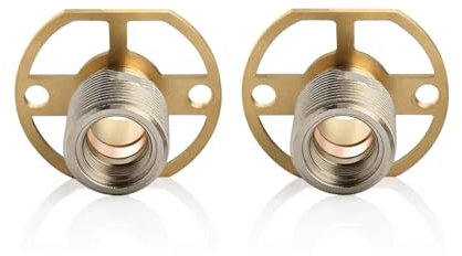 Nes Home Pair of BSP Wall Mounting Exposed Thermostatic Shower Bar Valve Fast Fixing Brackets Kit for Bath Mixer Tap Or Bar Shower