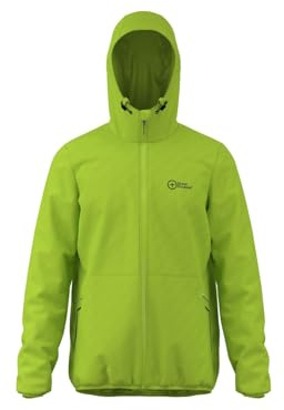 Great Escapes Giacca antipioggia unisex termonastrata ANDREAS, lime green XXL