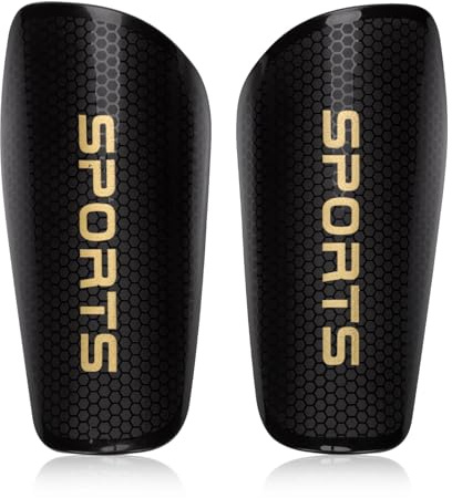 deegbbyi 1 Paire de Protege Tibia Foot, Protege Tibia Foot Enfant, Fort et Léger Shin Guards Équipement, Résistant aux Chocs Protection Sport, pour Le Football, Le Basketball, et Le Cyclisme