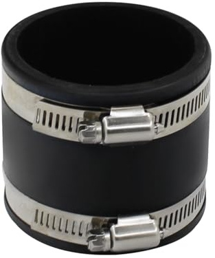 Manchon en caoutchouc flexible pour aspirateur sciure copeaux bois raccord tuyau avec collier serrage pour tuyau pvc fonte vidange manchette souple plomberie coude (ID112 OD122 hauteur100mm)