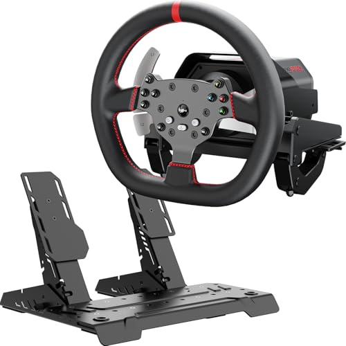 PXN V10 Ultra Direct Drive Racing Wheel for PC, PS4 & Xbox – 3.2Nm Force Feedback Gaming Steering Wheel with 4 Paddle Shifters & Hall-Effect 2-Pedal Set, APP & PC Software Support for Sim Racing