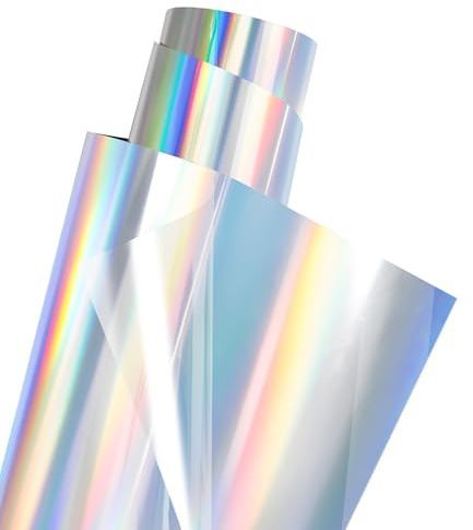 LIKCUT Holographisches Plotterfolie Textil 30,5 cm x 182,9cm