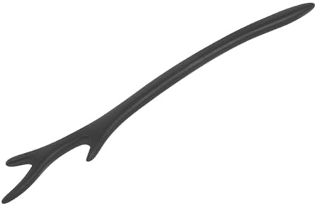 BAZEITFLOW Horquilla Cabello Negro de Madera Diseño de Asta de Dragón Vintage, Accesorio Versátil para Hacer Moños en Cabello Largo para Fiestas y Eventos