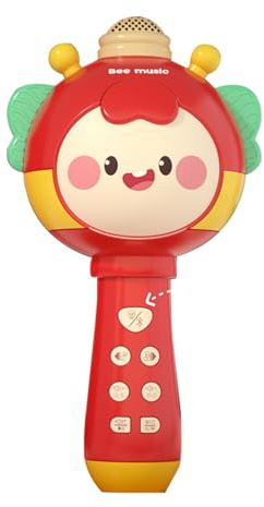 Microfono Giocattolo per Bambini Karaoke Cartoon