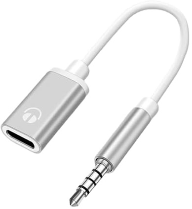 Genérico USB C A 3.5mm Audio Cable, Cable De Auriculares Tipo C A 3.5mm para Coche, Conector Hembra Plano, Adaptador De Conexión Telefónica Analógica, para Teléfono Móvil Car Stereo