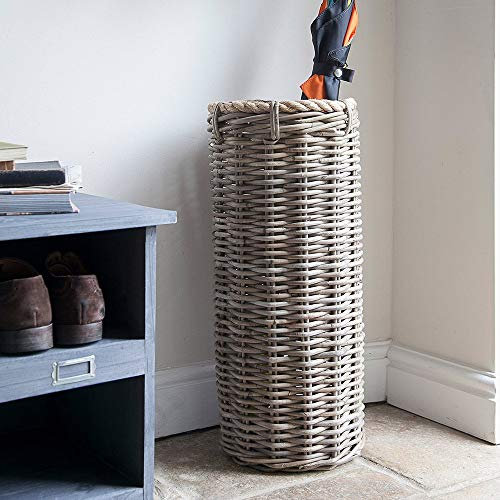 Garden Trading Holkham Umbrella Stand Crafted in Rattan | H60 X W25 X D25cm