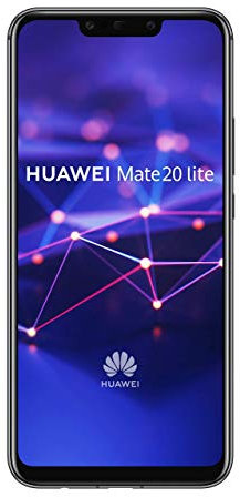 Huawei Mate 20 Lite Smartphone débloqué 4G (6,3 pouces - 64 Go/4 Go - Double Nano-SIM ou Nano-SIM + carte Micro-SD - Android) Noir [Version internationale] (Reconditionné)