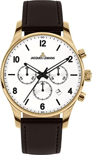 JACQUES LEMANS - Armbanduhr - Herren - Chronograph - Quarz - London - 1-2126E