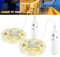 EHOTER 2 Modi LED Strip Bewegungsmelder Schrankleuchte Sensorlicht Schranklicht Lichtleisten Lichtband Streifen Mit Timing 3500K Hell Plug in Unterbauleuchten Kits für Schlafzimmer Küche (Warm)