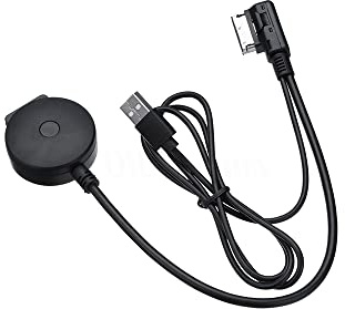 Baceyong Adaptador de audio Bluetooth para coche AUD1 Q7 A6L A8L A4, 5.0 Bluetooth AMI MMI interfaz audio Vedio estéreo, con chip Bluetooth CSR de gama alta
