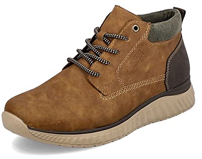 Rieker Men Trainers B0603, Men´s Low-Tops,Removable Insole,Low Shoe,Street Shoes,Leisure,Sporty,Brown (Braun / 24),43 EU / 9 UK