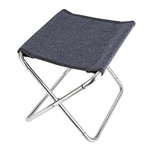 Klappbarer Stuhl für den Außenbereich, klappbarer Angelstuhl, Edelstahl, gefederter Klappstuhl, ultraleichter tragbarer Camping-Grill-Picknick-Hocker Good