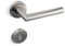 VERAMET Ensemble de Poignées en Acier Inoxydable Pour Portes de Chambre | BB | Garniture Intérieure (Gabarit de Perçage et Instructions de Montage Inclus)
