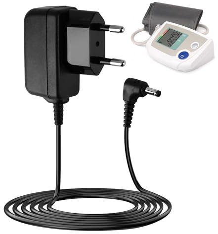 6V Netzteil Ladegerät für Blutdruckmessgerät M7 M500 M700 M3 M5 Serie, AC Netzadapter Blutdruckmessgeräten für X3 X4 X7, 1.4M Ersatz Netzteil Ladekabel Kompatibel mit M2 M6 M8 M9