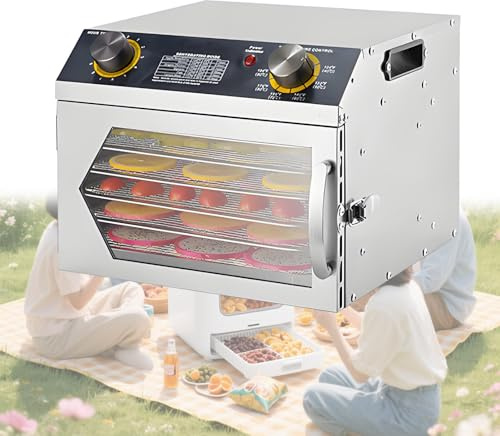 Déshydrateur Automatique À Plusieurs Étages Déshydrateur Automatique Déshydrateur de Fruits 40-90 °C Déshydrateur avec Minuterie 12h Et Température,6thfloor