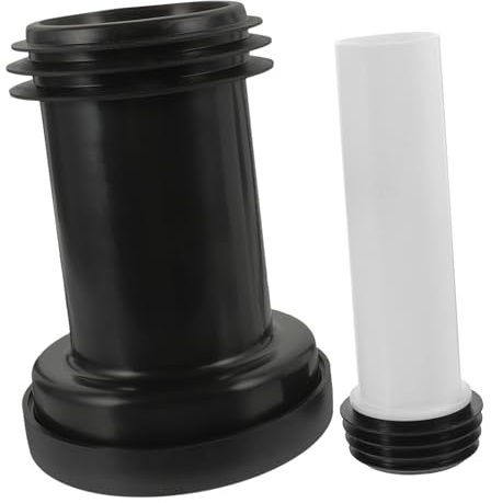 HONITANO 2pezzi Scarico Dritto Per Serbatoio Acqua Tubo Di Scarico Allungato Accessorio Wc Per Parete Wc Parete