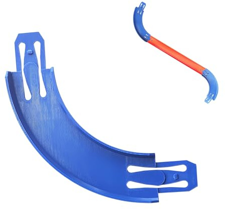 Patifirst Connecteurs de Piste pour Voitures Jouets | Virages à 90 Degrés pour Circuits de Véhicules Jouets | Pièces de Rechange pour Circuit de Course pour Maison École Garderie | Jour des Fêtes