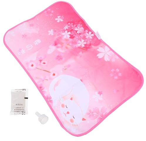 IMIKEYA Eiskissen Pvc Polyester Kissen mit Kühlfunktion Aufblasbares Praktisches in Rosa Wasserfestes Sommerkissen Faltbares für Mittagspause und Sommerfest