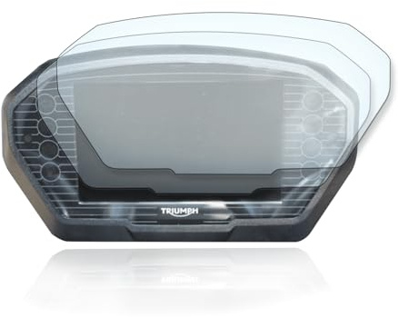 Pellicola protettiva contro i sassi PPF Pellicola per moto adatta per Triumph Street Triple 765 Moto2 2023-2025 Displayschutzfolie Clear-PU
