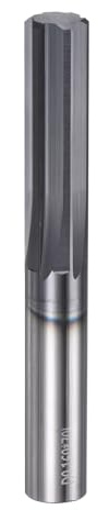 QUARKZMAN Alesatore A Pressione In Carburo 0.361(9.17mm) Diametro A Scanalature Dritte Codolo Cilindrico Utensile Per Alesatura Per Metallo E Torni Centri Di Lavorazione CNC Colore Nero