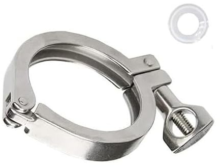 Tri-Clamp-Klemmringverschraubung aus Edelstahl 304, Außendurchmesser 91 mm–268 mm – Hochleistungs-Hygieneanschluss for Heimbrauerei und Molkerei(102mmx119mm)