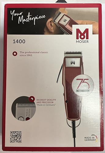MOSER 1400 mit 7 Erhöhungen, Bürste und Schmieröl - Super Kit