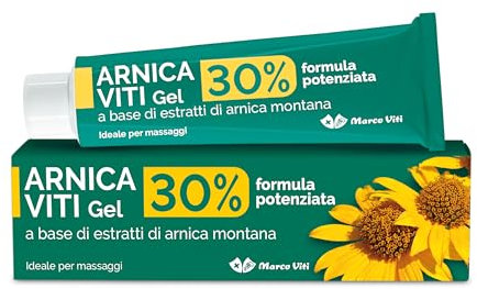 Arnica Viti - Gel Forte, 100 ml, Lenitivo con Arnica Montana al 30%, Sollievo Rapido per Dolori Muscolari e Articolari, Senza Parabeni