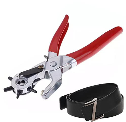 ceinture pour cuir - Pince perforatrice robuste - Outil perforation en cuir précision pour ceintures, bracelets montre, sangles sac à main, perforatrice en cuir Pacienjo