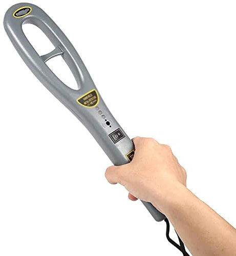 High Sensitivity Metal Detector Wand - Handheld Security Super Scanner for Kids and Adults, Portable Lightweight Probe for Pinpointing Gold, Coins and Treasure Search