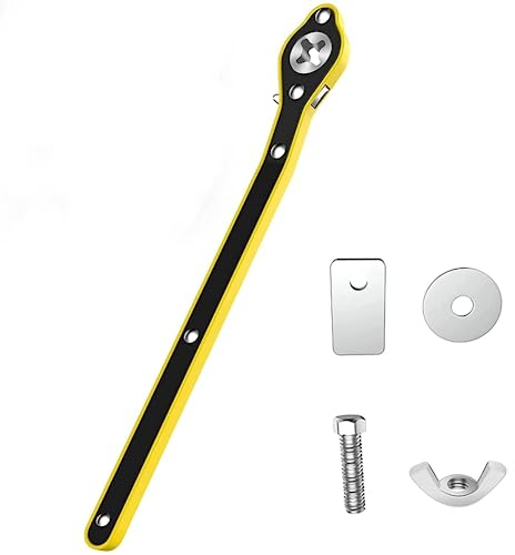 Generic Auto Jack Labor-Saving Ratchet Jack Wrench Handle Tire Wheel Repair Tool with Universal Adaptor
