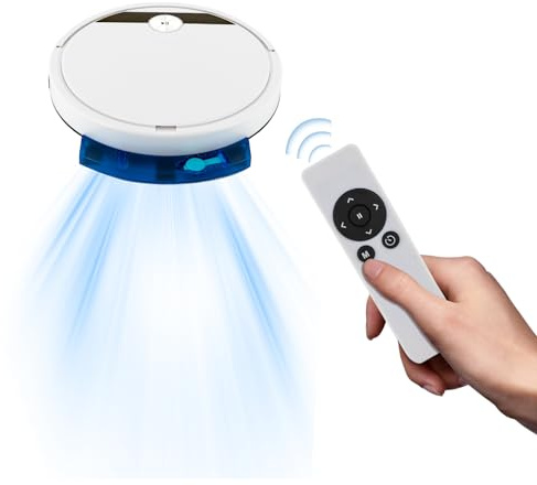 Aspirapolvere 15 W 12000 rpm, 1800 Pa Sweeper Robot, 3 in 1, spazzatrice automatica, Smart Sweeper, aspirapolvere robot con telecomando, ricarica USB, telecomando e batterie