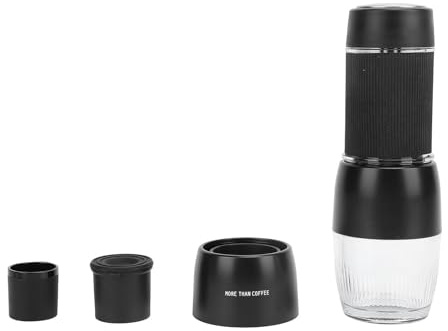 ANKROYU Macchina per caffè portatile a pressione manuale 18 Bar Capsule 2 in 1 Estrazione di caffè macinato Macchina per fare caffè a goccia per viaggi a casa RV