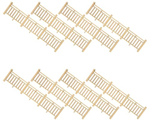 NOLITOY 50 Balustrades Architecturales pour Maquettes Accessoires de Jardin et Décoration de Villages Miniatures