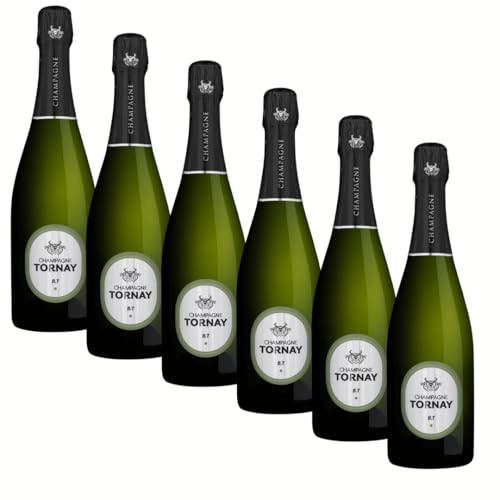 Bernard Tornay B.T. Champagne Brut | Cassa da 6 bottiglie di 0,75l | Idea Regalo | Francia