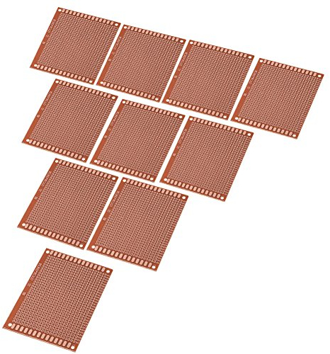 Circuit Imprimé Universel PCB Simple Face 7x9cm - 10 Pièces/Ensemble pour Prototypage Électronique et DIY