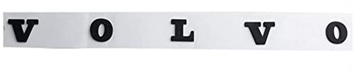 LYYMX Logo für Volvo XC40 XC60 XC90 C30, Buchstaben Wort Emblem-Aufkleber, Autoaufkleber Sticker Abzeichen Body Aufkleber, B Black