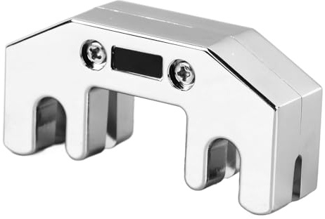 Metall cello övning tyst, hållbar, mjukt ljud, enkel installation, lämplig för alla bågar, justerbar öppningsstorlek (BA36A silver)