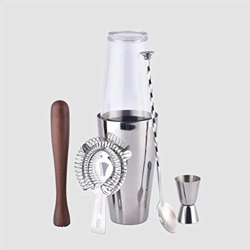 Coctelera de Acero Inoxidable de 28oz, Mezclador Profesional de Bebidas, Juego de Barman, Juego de Barras, Herramientas con Vino