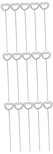 Ciieeo 150 STK bürodeko büro Dekoration Fotohalter-Clipständer Bildhalter tischdeckenklammern Bilderständer Memohalter-Clip Metall Bilderrahmen Memorandum Tischgestell