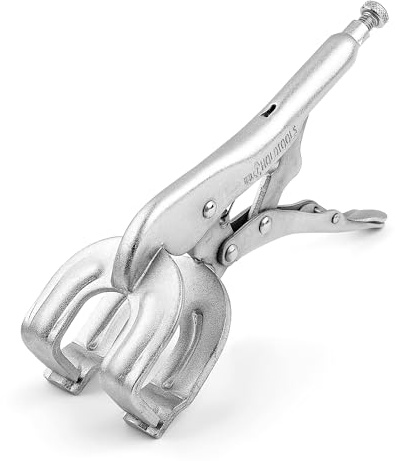URASISTO 10 Locking Pliers, Metal Welding Clamp, Quick-lock Release for Easy Removal