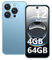 BLKE Mini Phone,4G Mini Smartphone Unlocked with 3.88 HD Full Screen,Android 12,Dual SIM 4GB+64GB,World's Smallest Tiny Phone 4G,Small Smart Mobile Phones for Kids GPS Face ID 1950mAh-Blue