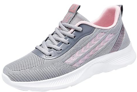 Zapatillas Mujer Deportivas Oferta Zapatos Casual Running Sneakers Deportivos Cómodo Ligeras Zapatillas Transpirables Antideslizante Malla Calzado Classic Moda Trekking Correr Fitness Caminar Baratas