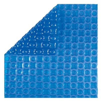 Bâche à Bulles Piscine OXO Dark Blue 500 microns - Non Bordée - Confection France - Kit Oeillets et bâchette Protection