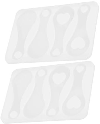 DIYEAH 2pièces Moule à Jeton De Chariot Porte-clés pour Chariot De Courses Ornements Moule Silicone Flexible