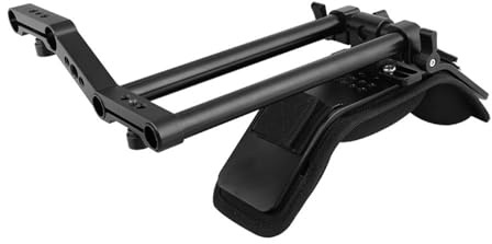 Support d'épaule ergonomique de 15 mm pour adaptateur de trépied, caméscope, appareil photo reflex numérique, accessoires