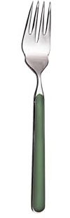 MEPRA, Forchette da Pesce Fantasia, Set di Posate 24 Forchette Acciaio Inox 18/10, Forchetta da Pesce Elegante Cobalto, Posate in Acciaio Inox Resistenti e Lavabili in Lavastoviglie